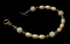 designer freshwater pearl and agate bracelet
