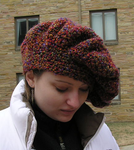 crochet beret