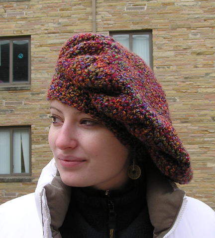 crochet beret