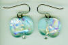hypoallergenic dichroic glass earrings