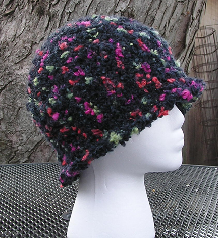 Scorpius Crocheted Hat side view