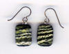 hypoallergenic silver lace agate bead earrings