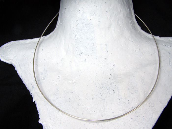 sterling silver neckwire