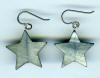 hypoallergenic Grey shell star earrings