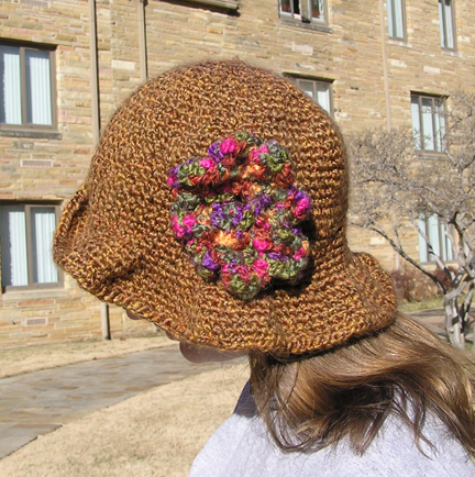 handcrafted flamboyant aussie crocheted hat