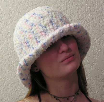 handcrafted crocheted hat