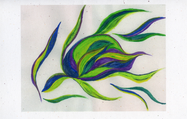 tranquility zen art note card