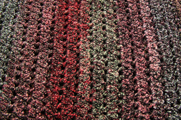 crocheted shawl