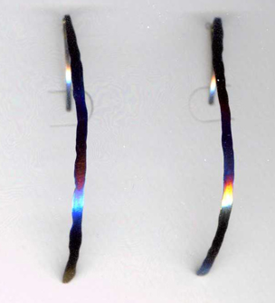 hypoallergenic long earwire earrings
