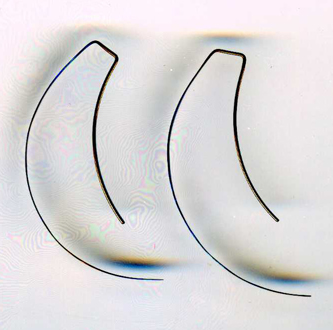 hypoallergenic long earwire earrings