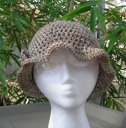 custom crochet wedding hat