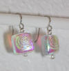 hypoallergenic dichroic glass earrings