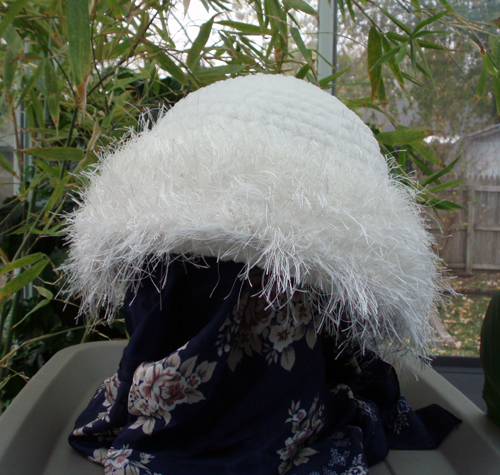 custom basic brim crochet hat