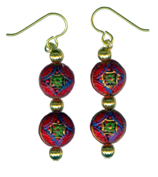hypoallergenic earrings by Women Who Bead