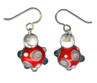 hypoallergenic earrings by Women Who Bead