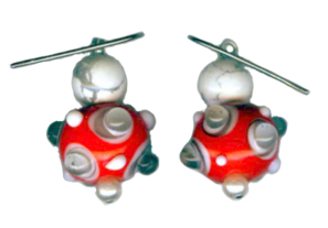 hypoallergenic earrings by Women Who Bead