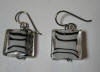 Zebra Glass Hypoallergenic Earrings