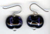 hypoallergenic dichroic glass earrings