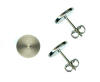 10mm titanium disc post earrings