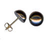 10mm titanium dome post earrings unanodized