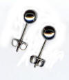 6mm titanium ball post earrings