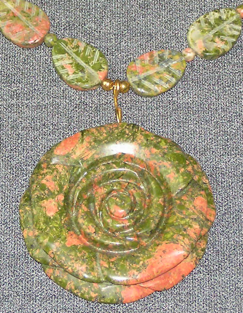 unakite necklace
