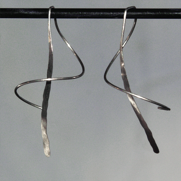 hypoallergenic titanium spiral earrings