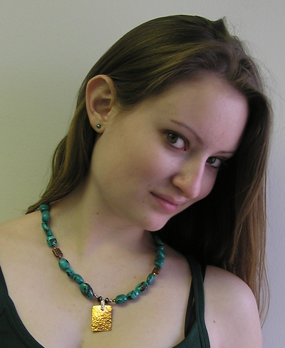 designer turquoise necklace