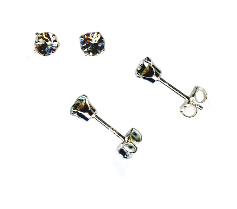 Argentium Silver hypoallergenic post earrings