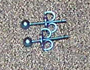 3mm titanium ball post earrings