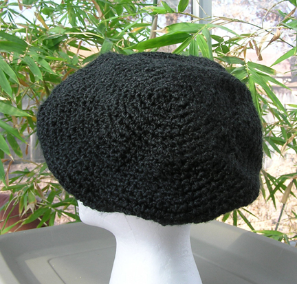 custom classic beret crochet hat