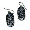 hypoallergenic dichroic glass earrings