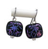 hypoallergenic dichroic glass earrings