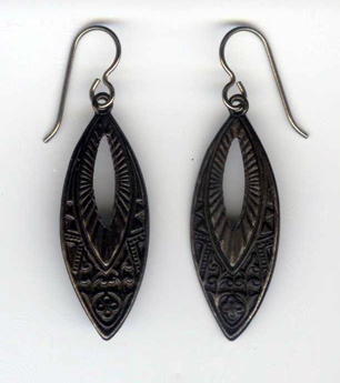 hypoallergenic black earrings