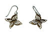 hypoallergenic butterfly earrings