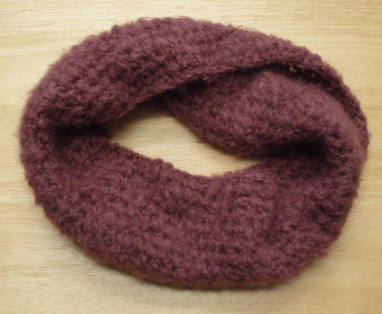 cloud mobius scarf