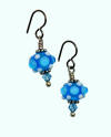 hypoallergenic handcrafted lampwork bead earrings
