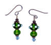 hypoallergenic handcrafted lampwork bead earrings
