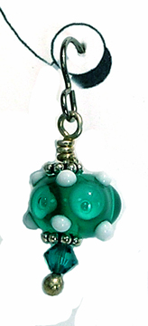 hypoallergenic handcrafted lampwork bead earrings