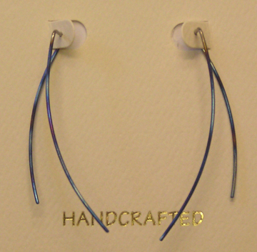 hypoallergenic long earwire earrings