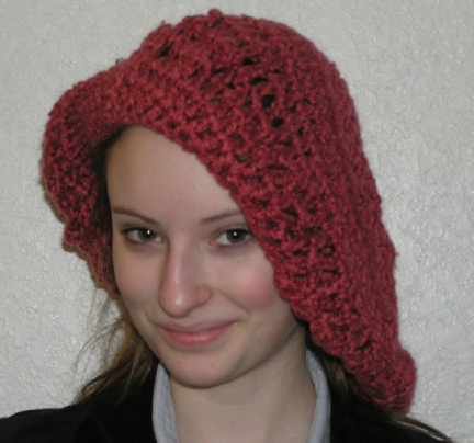 slouchy crochet hat