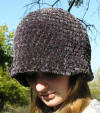 Flapper Hat Flannel Grey