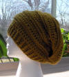 custom slouchy crochet hat