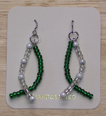 hypoallergenic bead earrings, nonallergenic