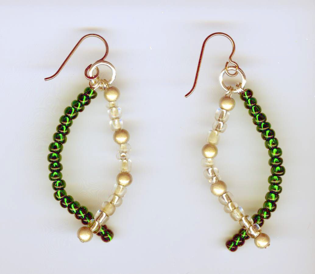 hypoallergenic bead earrings, nonallergenic