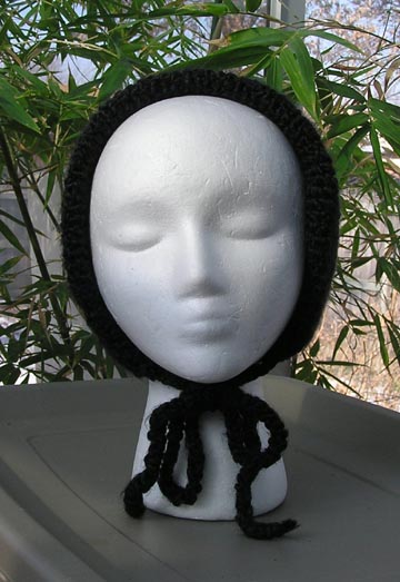 custom scarf style crochet hat