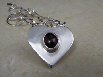 designer sterling silver heart bracelet