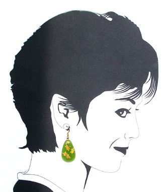 hypoallergenic dichroic glass earrings