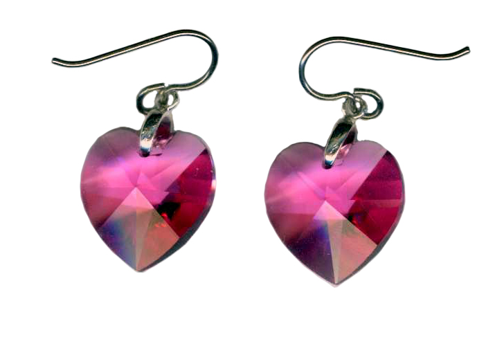 hypoallergenic Swarovski crystal earrings