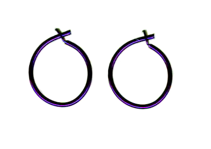 niobium mini hoops